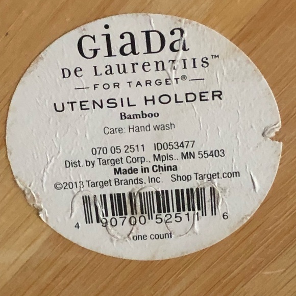 Giada De Laurentiis Bamboo Utensil Holder - Picture 5 of 7